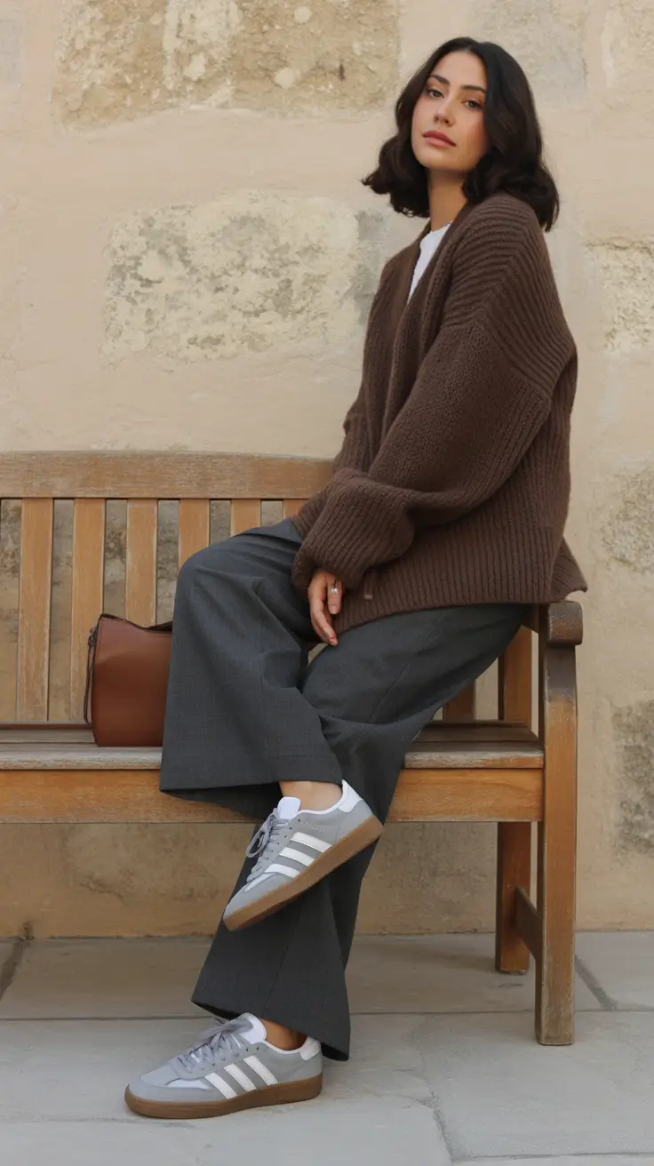 spring mom outfits 2026 Soft Knit Warmth for Cool Spring Days