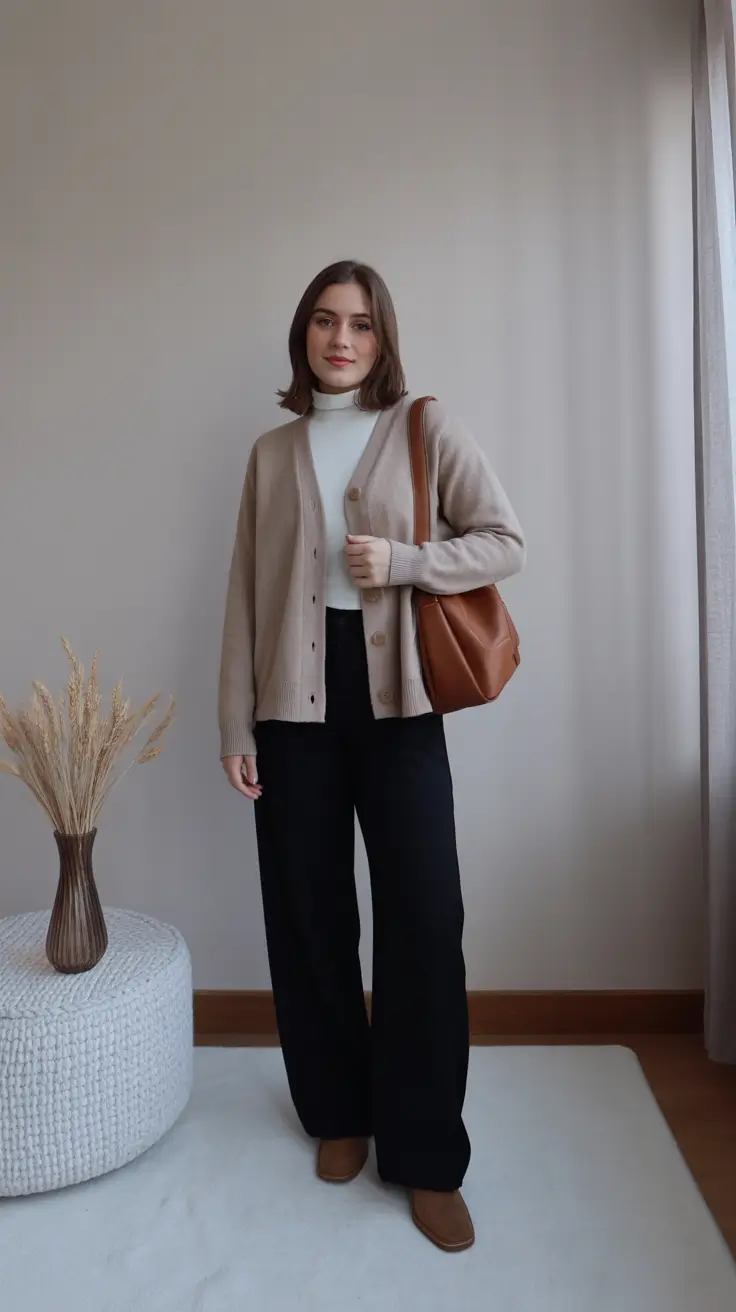 Light spring office outfits 2026 Warm layering with timeless basics