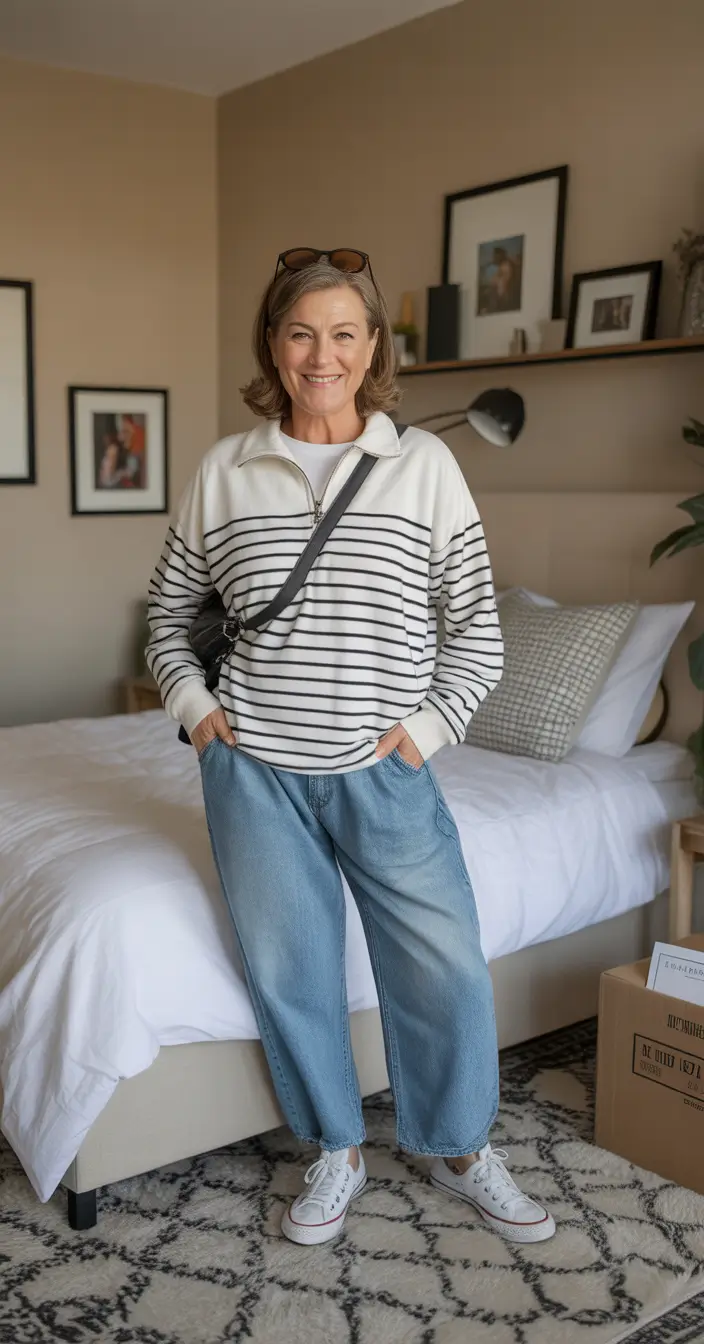 Modern spring dressing over 50 2026 Everyday Stripes That Bring Comfort to Spring