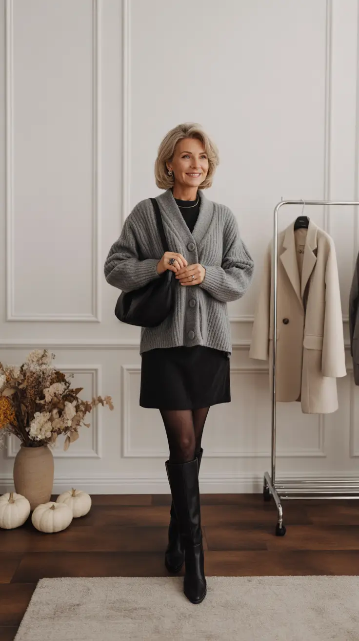 Modern spring dressing over 50 2026 Soft Knit Layers For a Warm Spring Transition