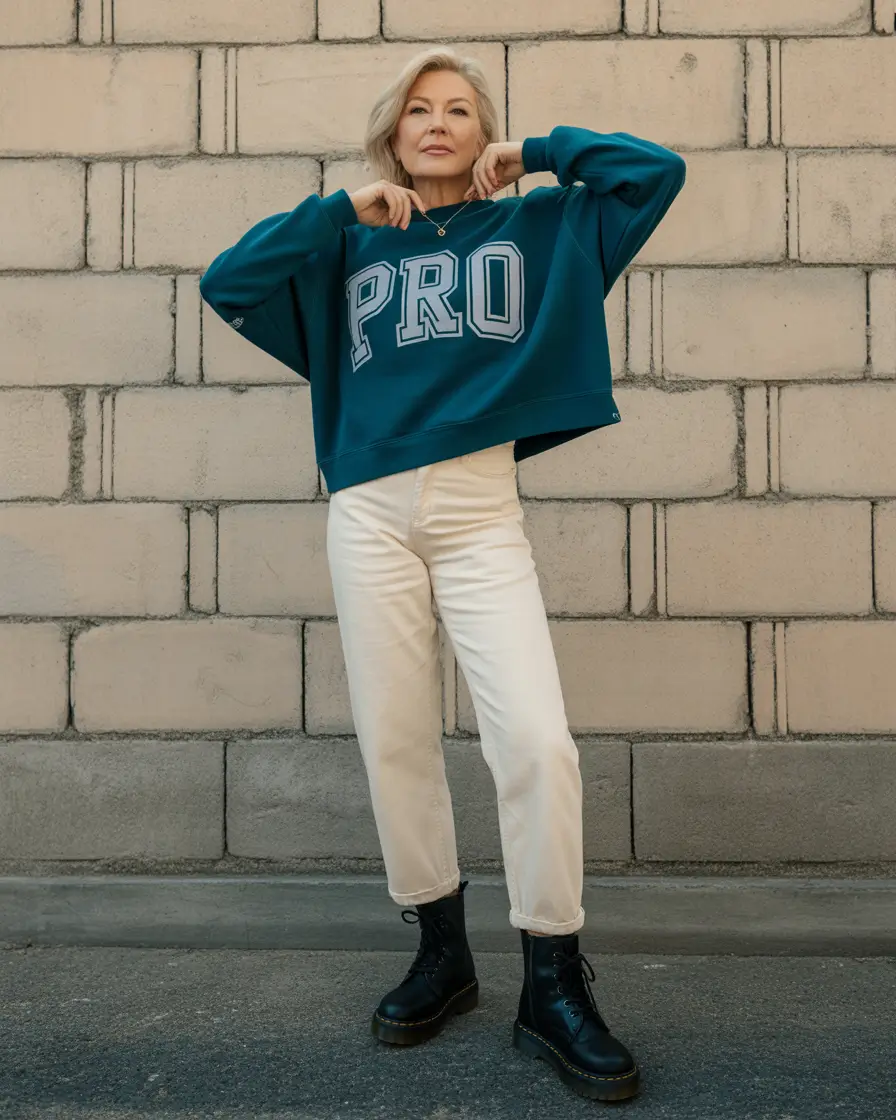 Modern spring dressing over 50 2026 Sporty Ease With a Touch of Spring Attitude