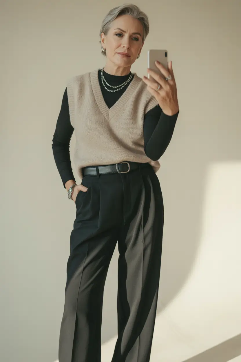 Modern spring dressing over 50 2026 Modern Minimalism Brought Into Soft Spring Light