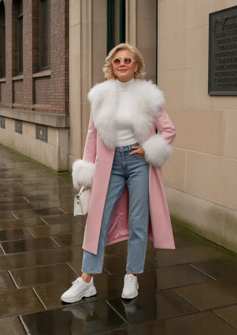 Modern spring dressing over 50 2026 Bold Spring Glamour For Rainy Day Brilliance