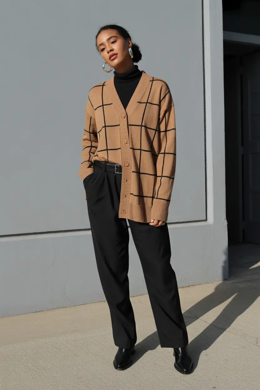modern spring outfits black women 2026 Relaxed Lines with a Touch of Business Ease