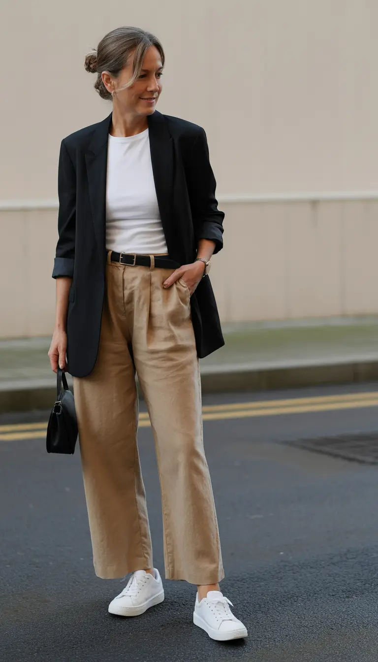 Modern Spring Outfits for Women Over 60 2026 Smart Neutrals for a Refined Spring Look