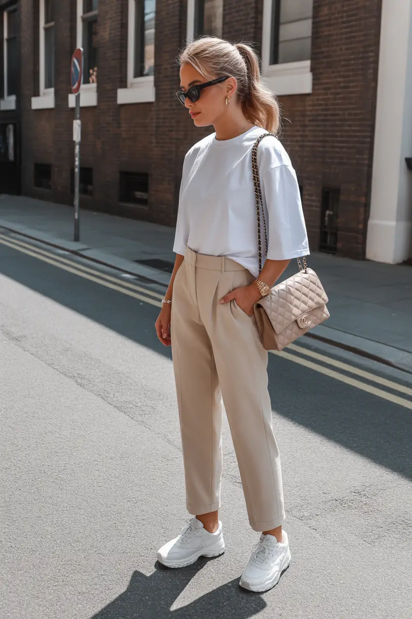spring outfits 2026 trends women Soft Tailoring with Urban Elegance