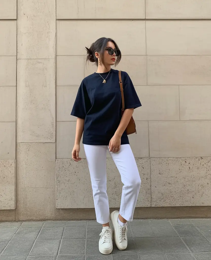 ready spring outfits 2026 trends Minimalist Contrast with Chic Simplicity