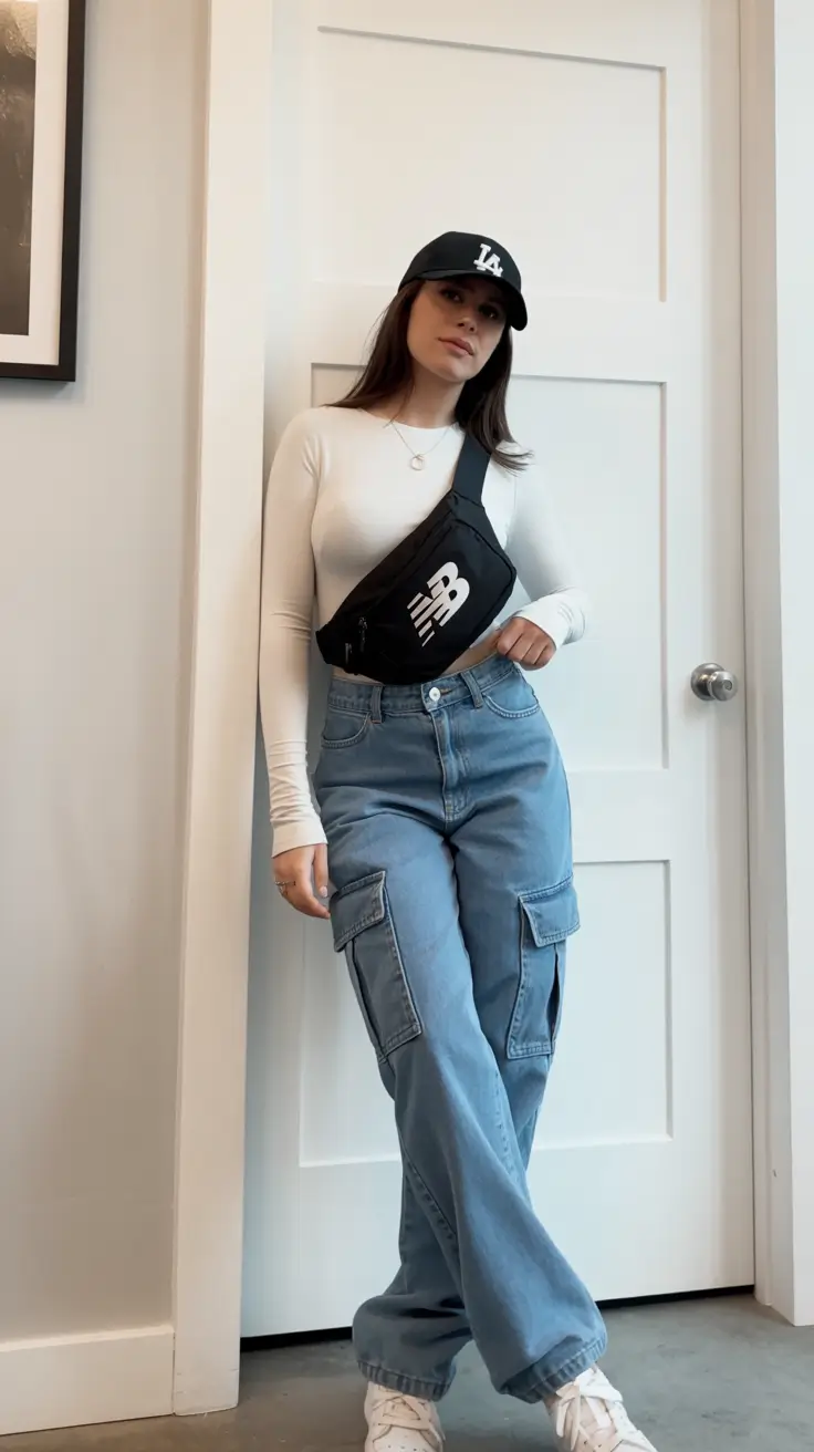 rustic winter to spring outfits 2026 Sporty Denim with a Clean Transitional Minimalism