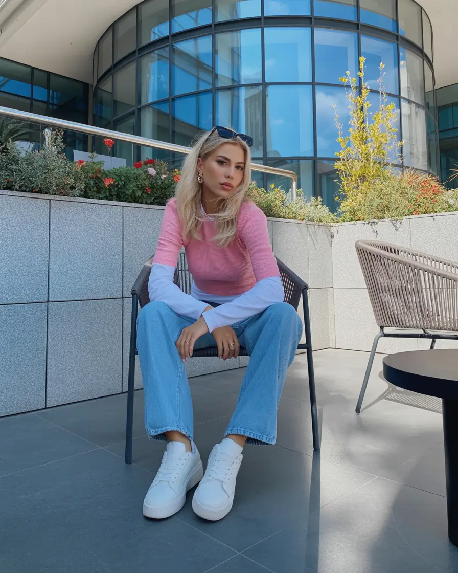 sophisticated spring transition outfits for 2026 Playful Layers in Soft Pastels