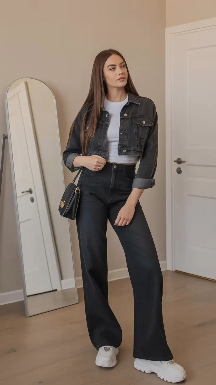 spring blazer outfits for casual wear 2026 Denim on Denim Inspired Contrast With Soft White Foundations
