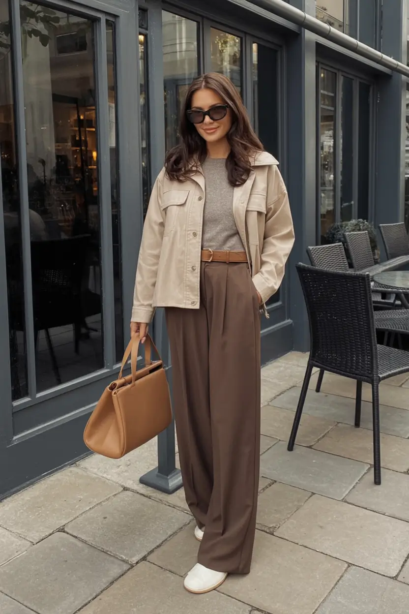 spring formal outfits for women 2026 Earthy Neutrals With Warm Spring Energy