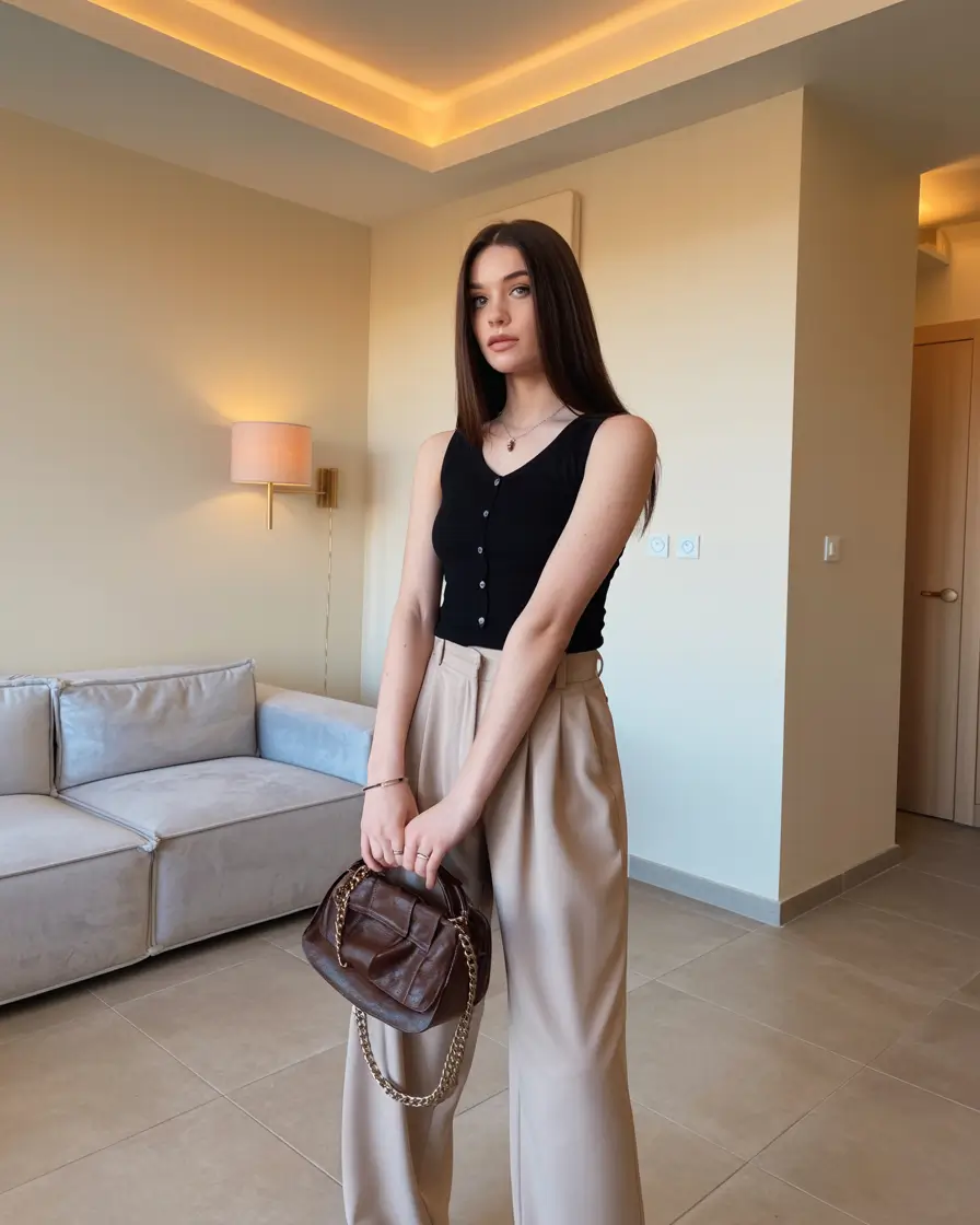 spring formal outfits for women 2026 Neutral Tones With Relaxed Elegance