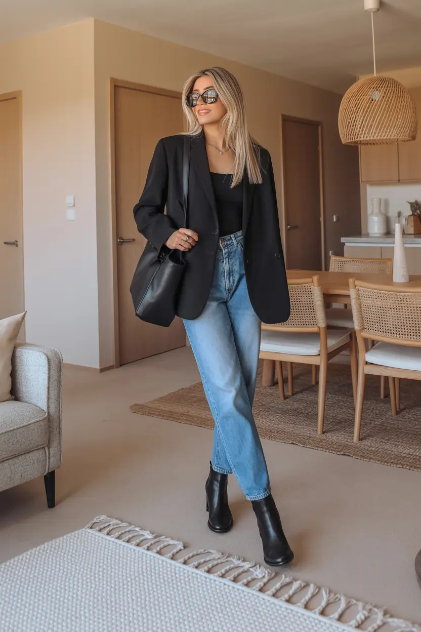 spring formal outfits for women 2026 Soft Denim With City Ready Polish