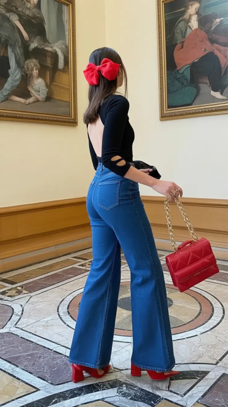 stylish spring fashion outfits 2026 Red Accents for a Playfully Bold Spring Mood