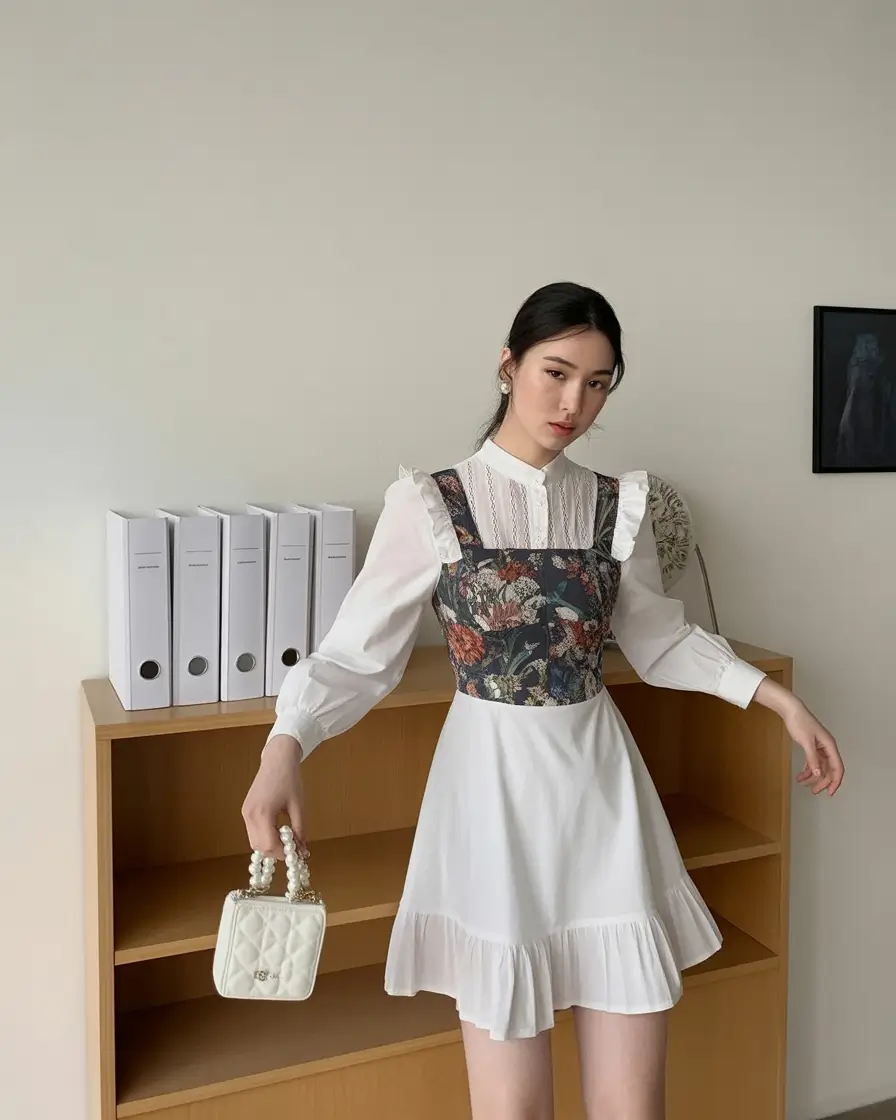 stylish spring fashion outfits 2026 Soft Florals with a Fresh Spring Lightness