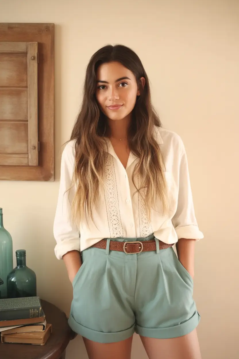 stylish spring outfits boho 2026 Soft Pastels with Lace Detail