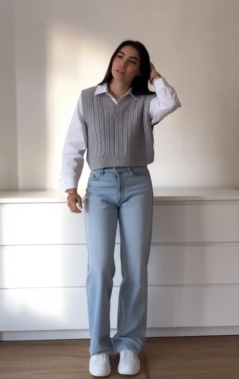 trending spring outfit for Wednesday 2026 Layered Neutrals That Feel Calm and Polished