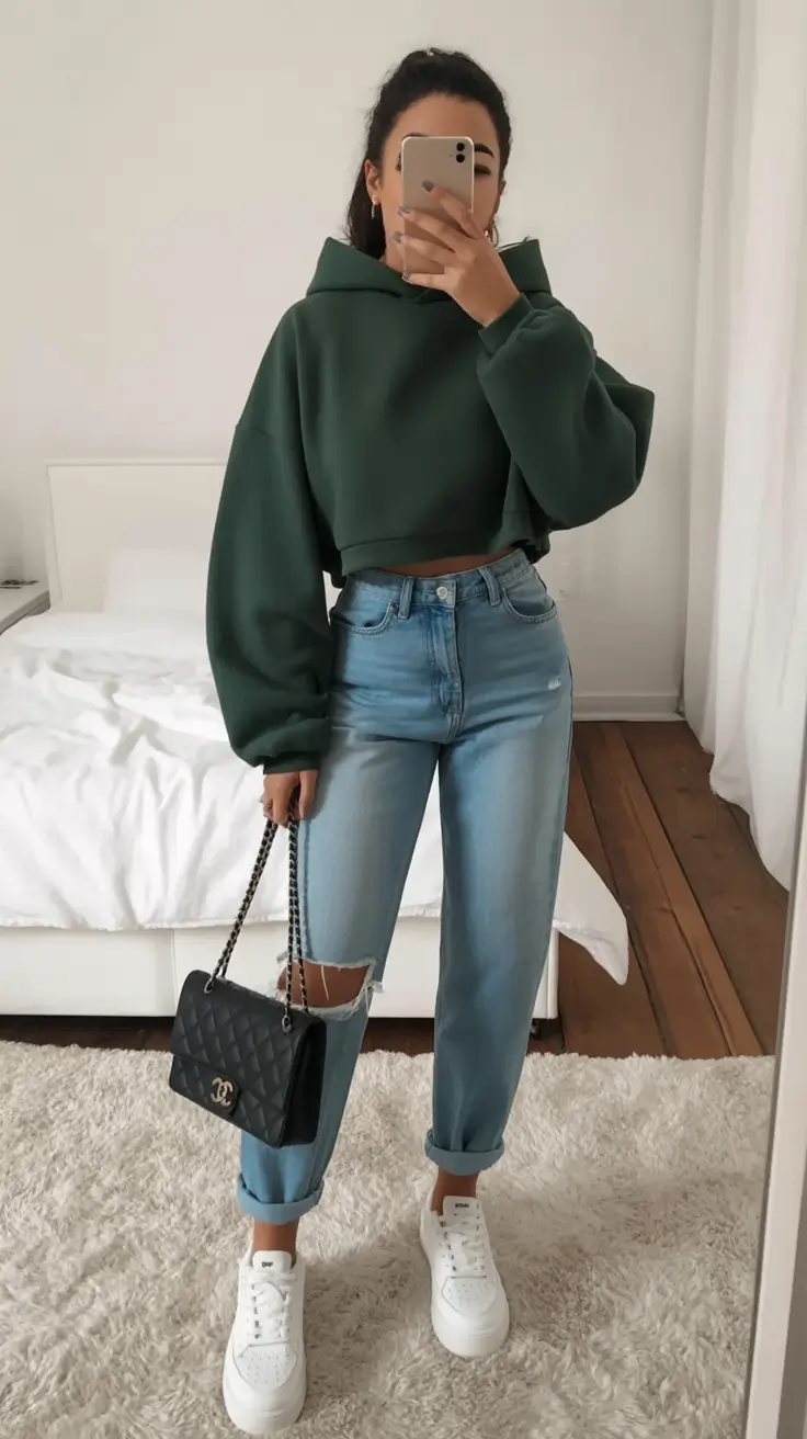 trending spring outfit for Wednesday 2026 Relaxed Sporty Mood for a Casual Wednesday Boost