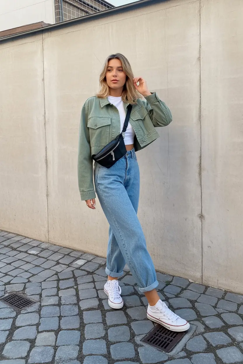 trending spring outfit for Wednesday 2026 Soft Utility Jackets for a Fresh Casual Wednesday