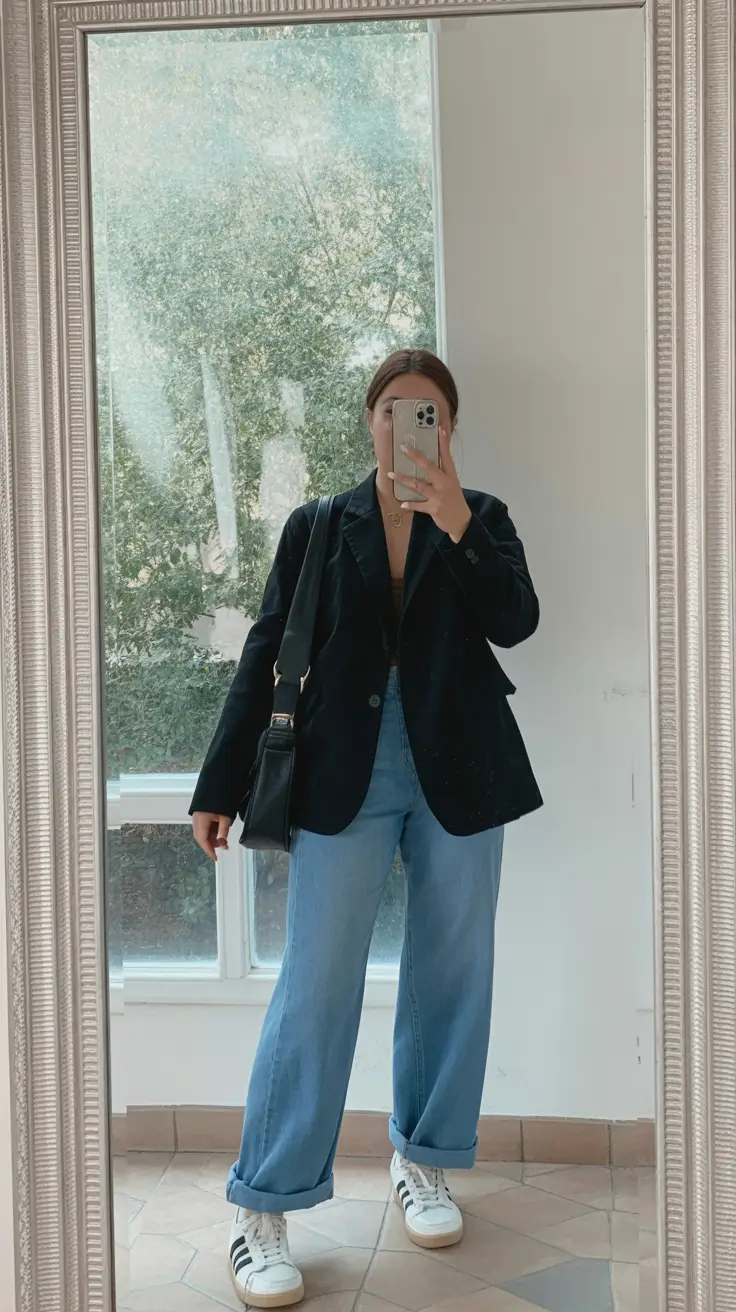 trending spring outfit for Wednesday 2026 Relaxed Blazer Energy for a Confident Spring Wednesday