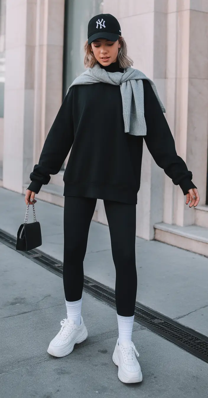 spring athleisure outfits 2026 Urban Athletic Simplicity