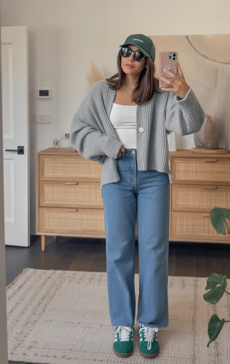 vibrant early spring outfits 2026 Sporty Layers with a Soft Spring Ease