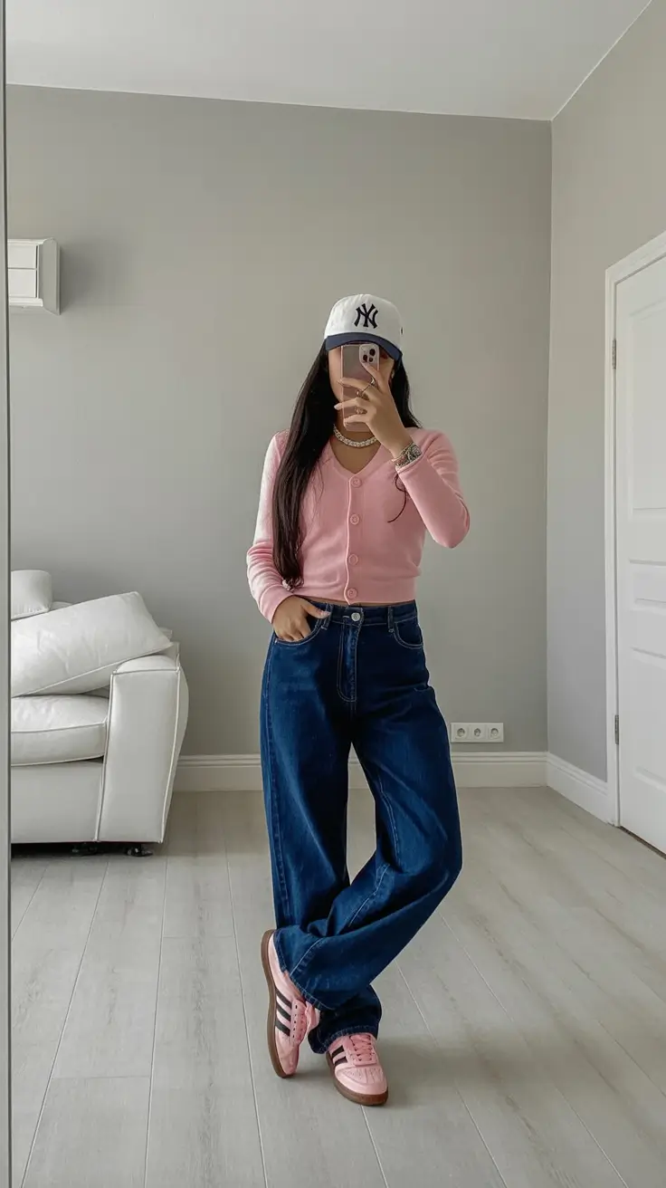 vibrant early spring outfits 2026 Pastel Sporty Charm with a Soft Spring Glow