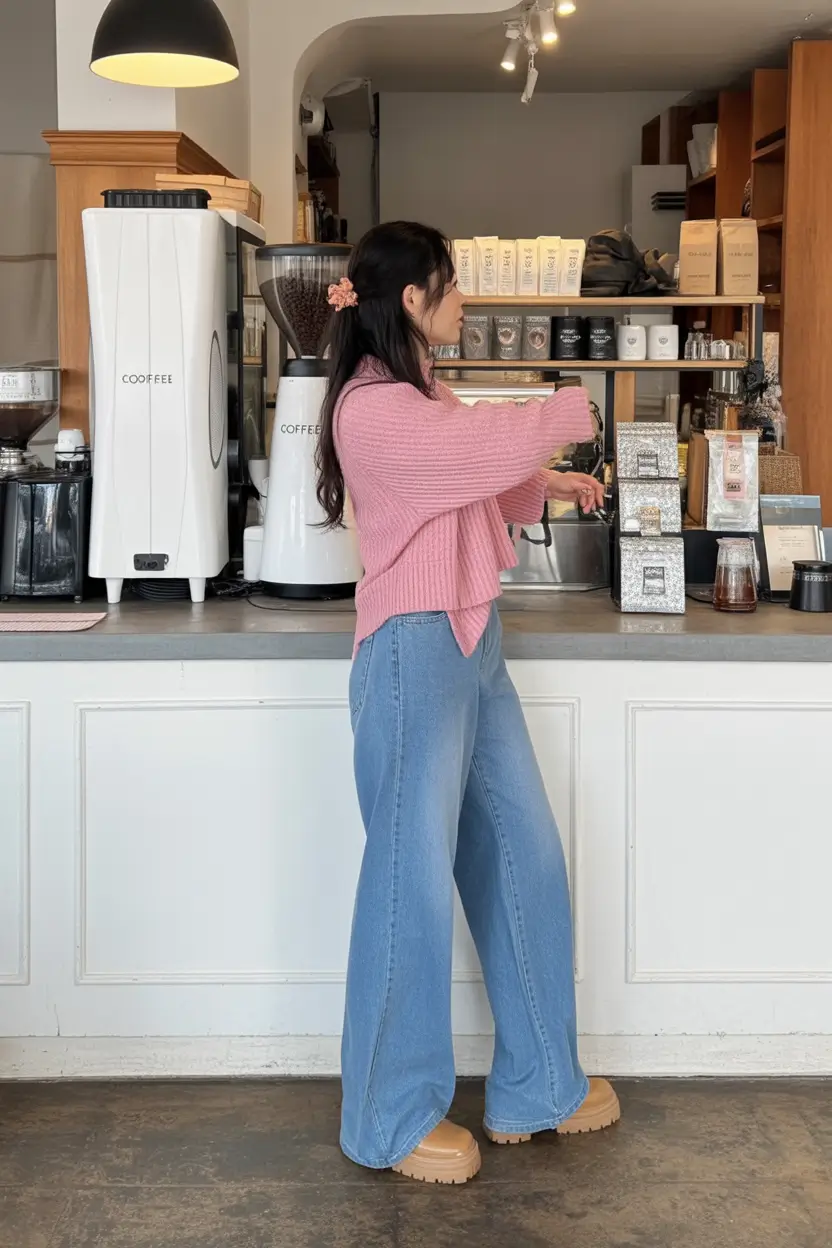 vibrant early spring outfits 2026 Lighthearted Softness for Coffee Break Days