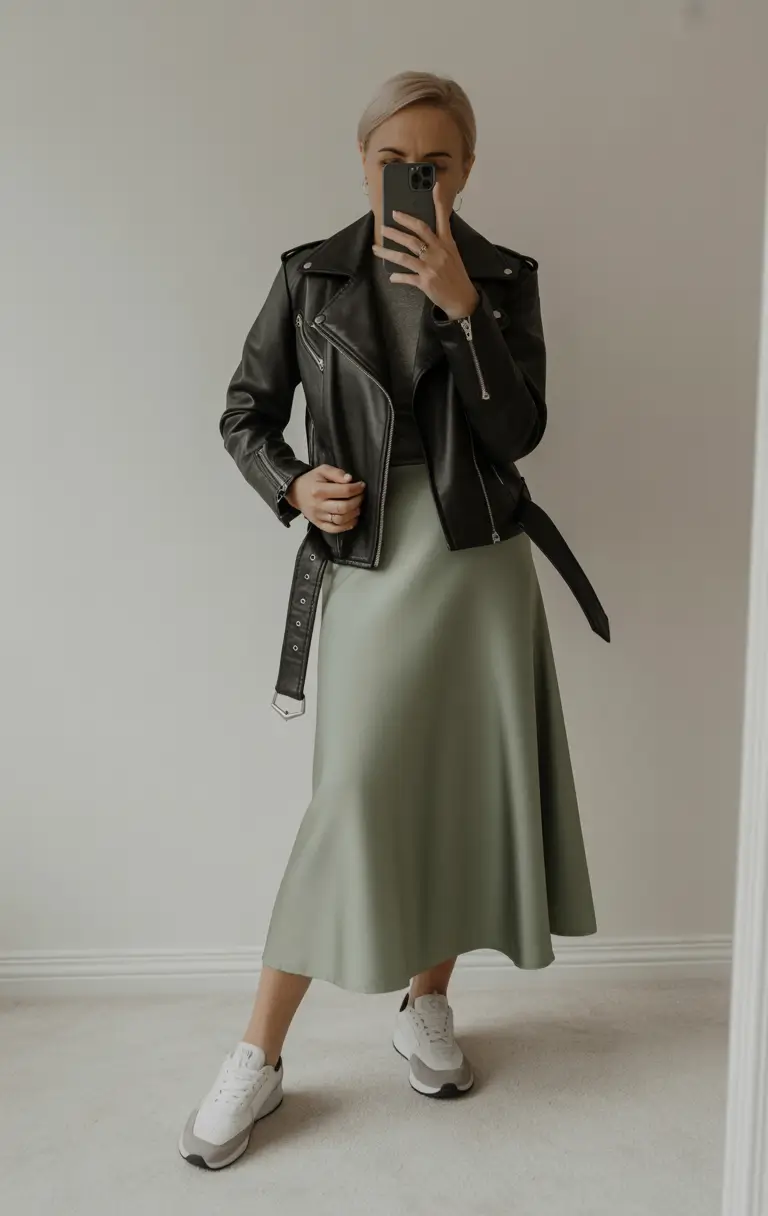 vibrant spring outfits for women over 40 2026 Soft Edges with a Touch of Rebellious Spring Energy