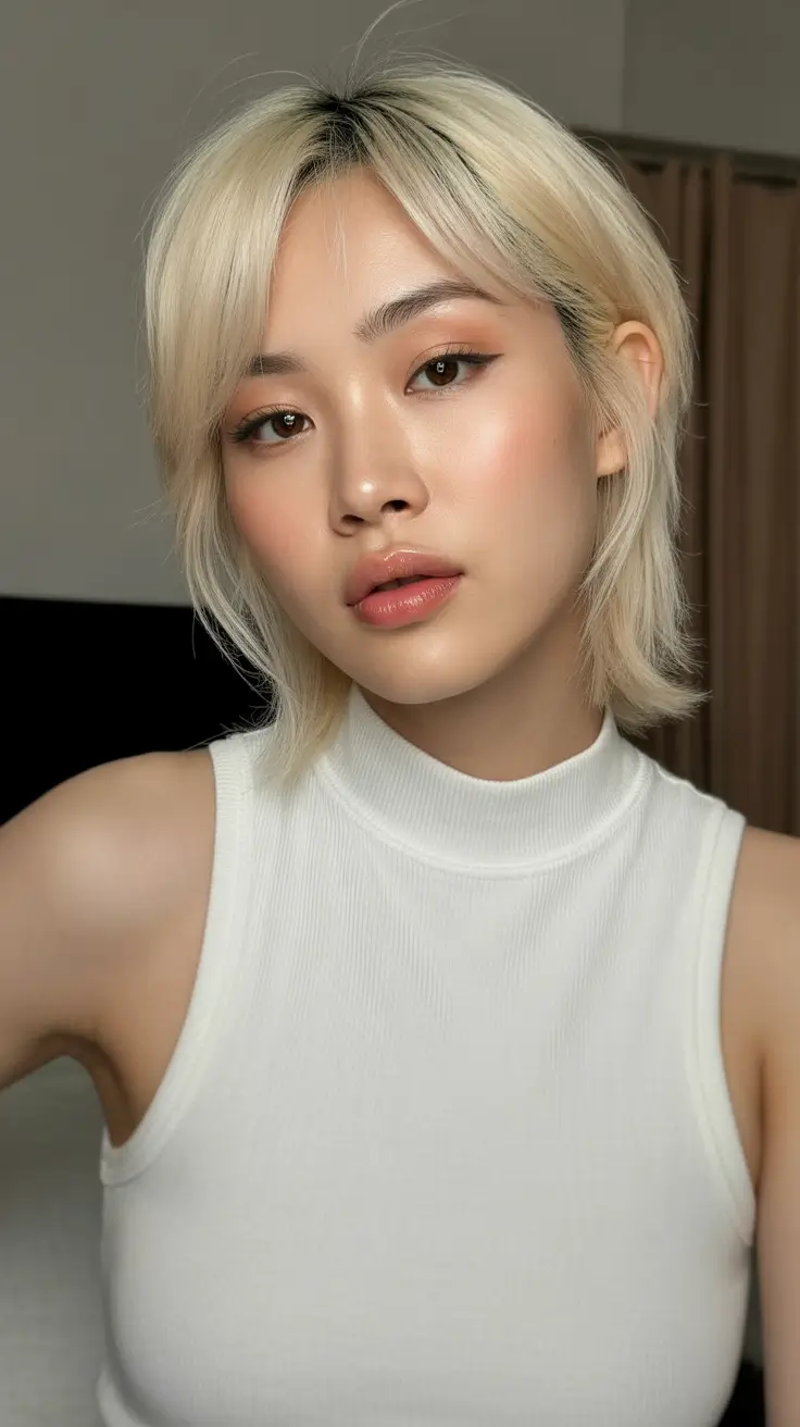 best spring haircuts for heart face shape 2026 Modern Pixie with Soft Side Bangs