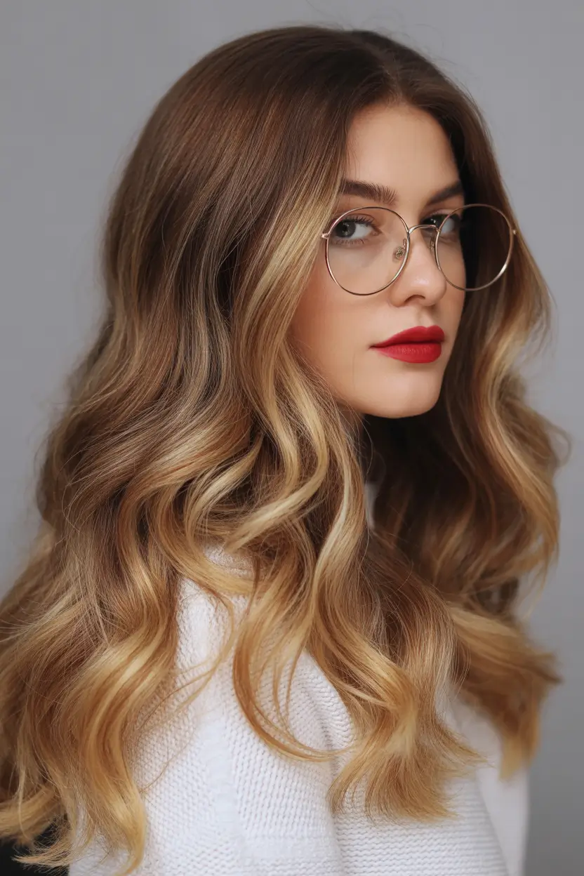 elegant spring caramel hair color 2026 Face Framing Caramel with Modern Contrast