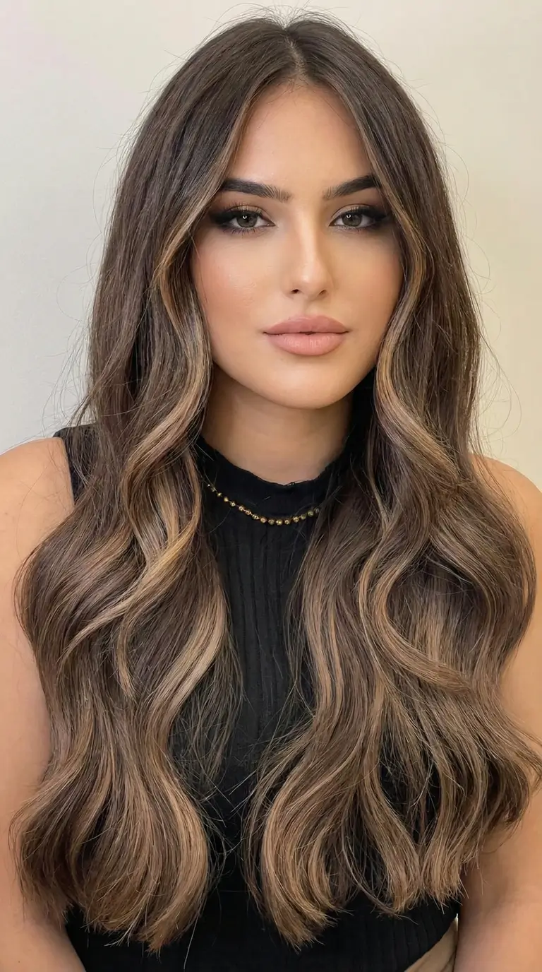 latest spring hair trends 2026 Soft Mocha Balayage with Velvet Waves