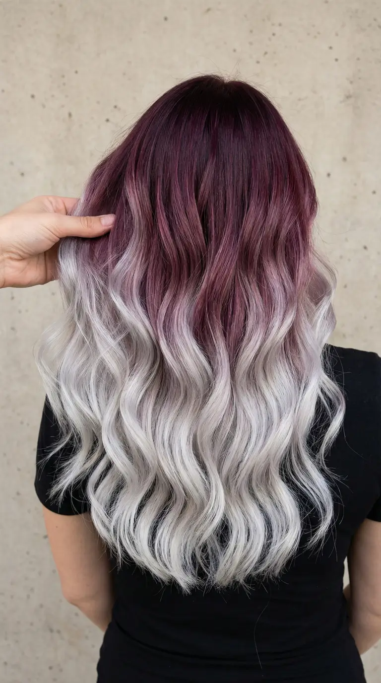 latest spring hair trends 2026 Plum to Silver Cascade with Spring Drama