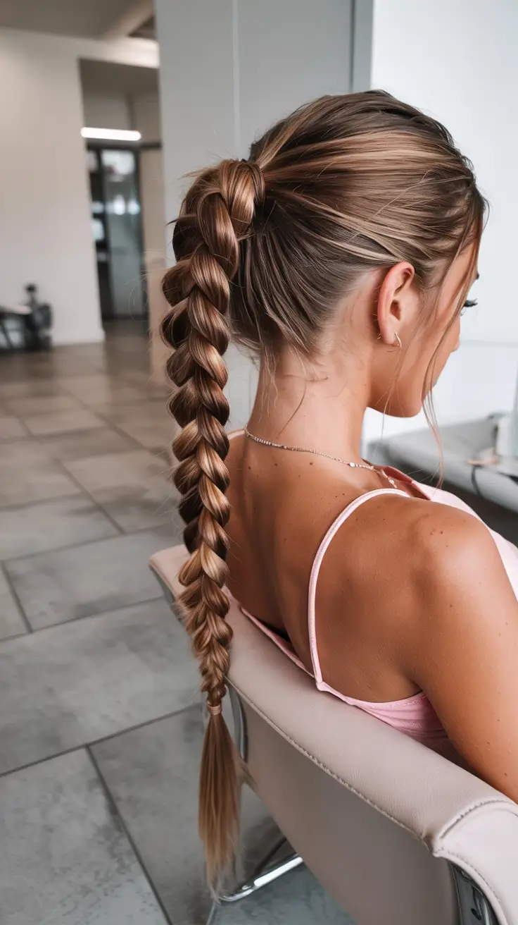 modern spring braids hairstyle 2026 Thick Dimensional French Braid