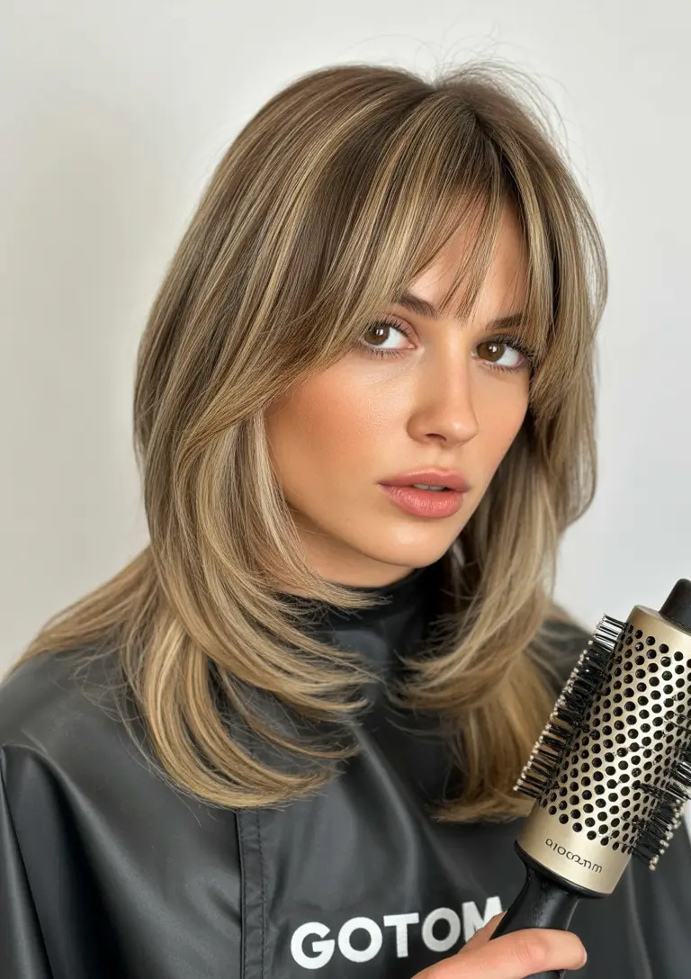 modern spring mid length haircuts 2026 Blended Layer Mid Length Haircut For Fine Hair Volume