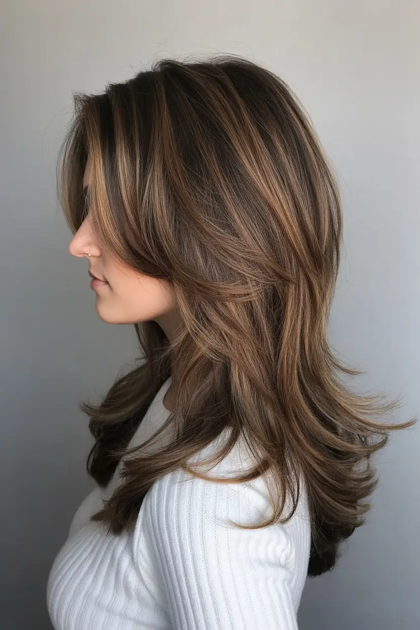 modern spring mid length haircuts 2026 Butterfly Flow Mid Length Haircut With Curtain Bangs