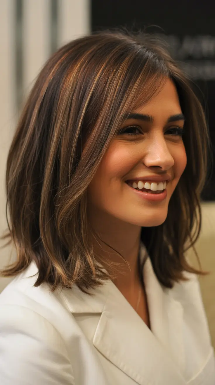 modern spring mid length haircuts 2026 Soft Shaggy Mid Length Spring Haircut With Texture