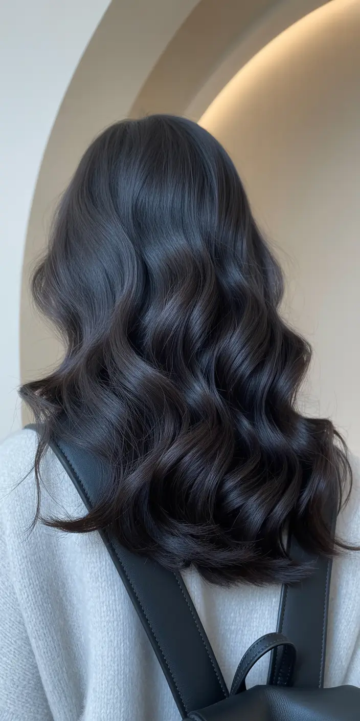 natural spring brunette hair color 2026 Espresso Waves