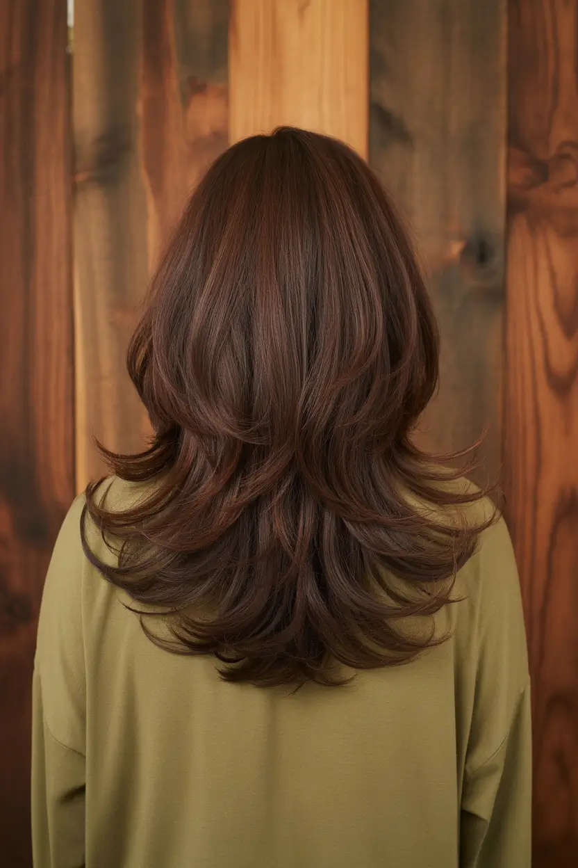 natural spring brunette hair color 2026 Layered Warm Browns