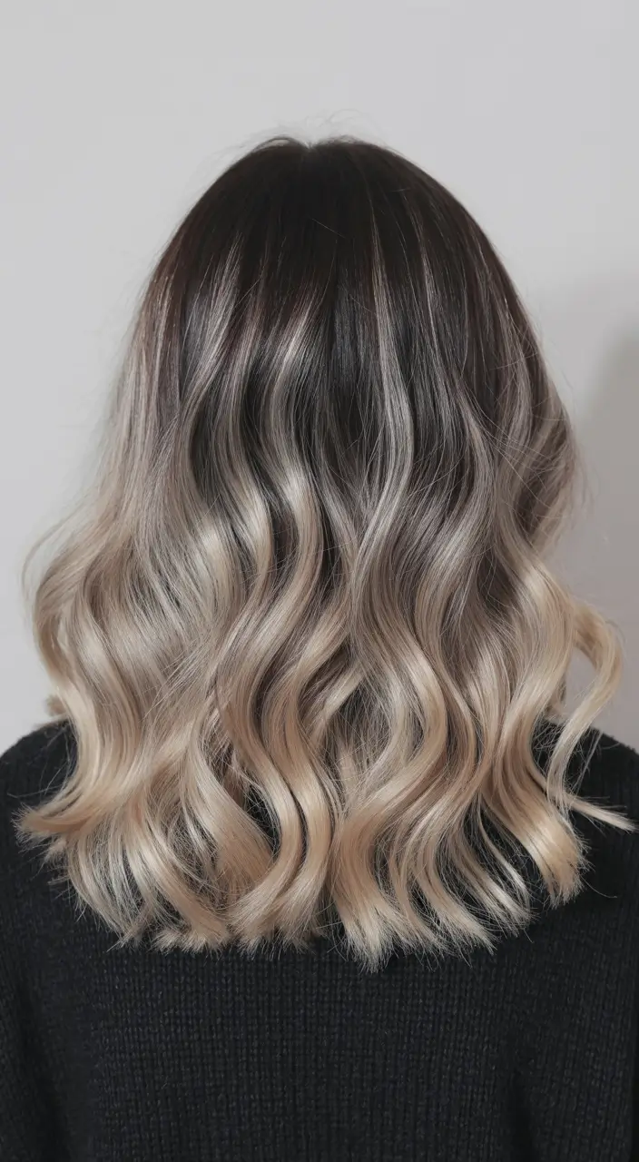 new spring balayage hair color 2026 High Contrast Blonde Ombre for Spring 2026
