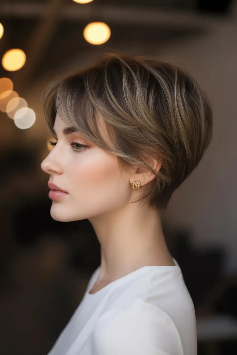 playful spring pixie haircuts 2026 Softly Layered Pixie With Gentle Spring Movement