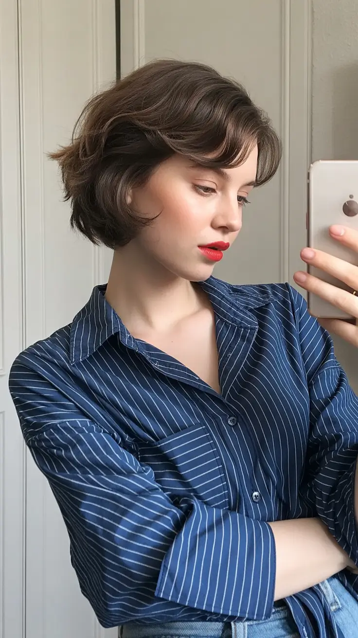 playful spring pixie haircuts 2026 Classic Spring Pixie Bob With Clean Curved Edges