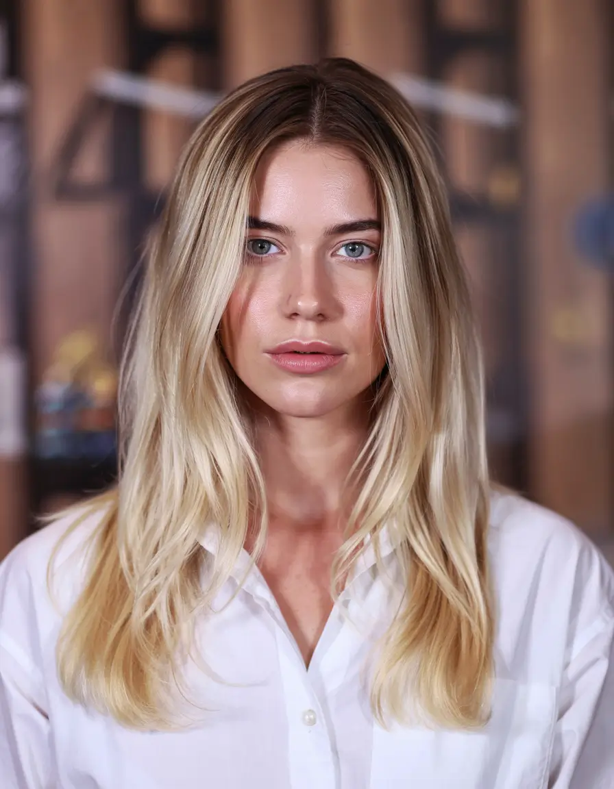 trendy spring hair color light skin 2026 Vanilla Cream Blonde for a Fresh Spring Brightening