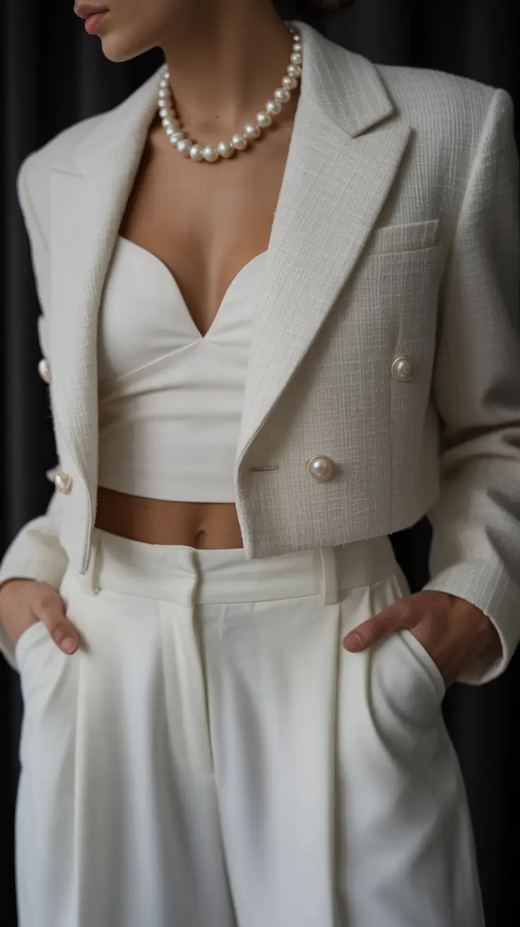 graduation look ideas 2026 Soft Ivory Tailoring That Feels Elegant and Refined