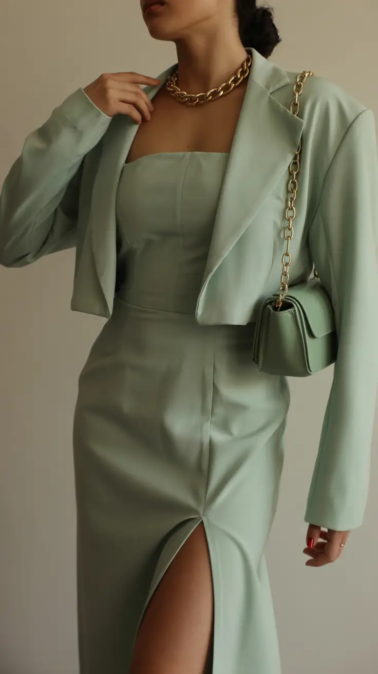 graduation look ideas 2026 Modern Mint Tailoring That Feels Powerful Yet Elegant