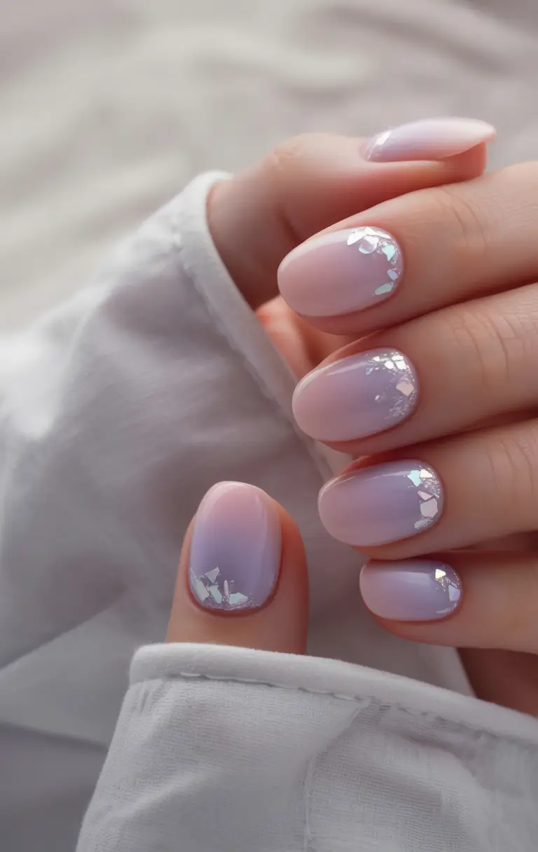 graduation nails ideas 2026 Dreamy White Glow for Elegant Graduation Nails
