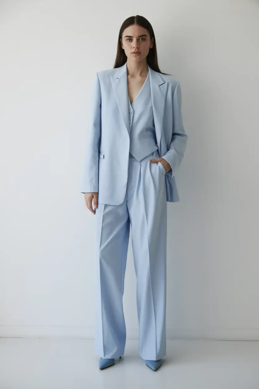 graduation outfit ideas for guest ideas 2026 powder blue suit outfit