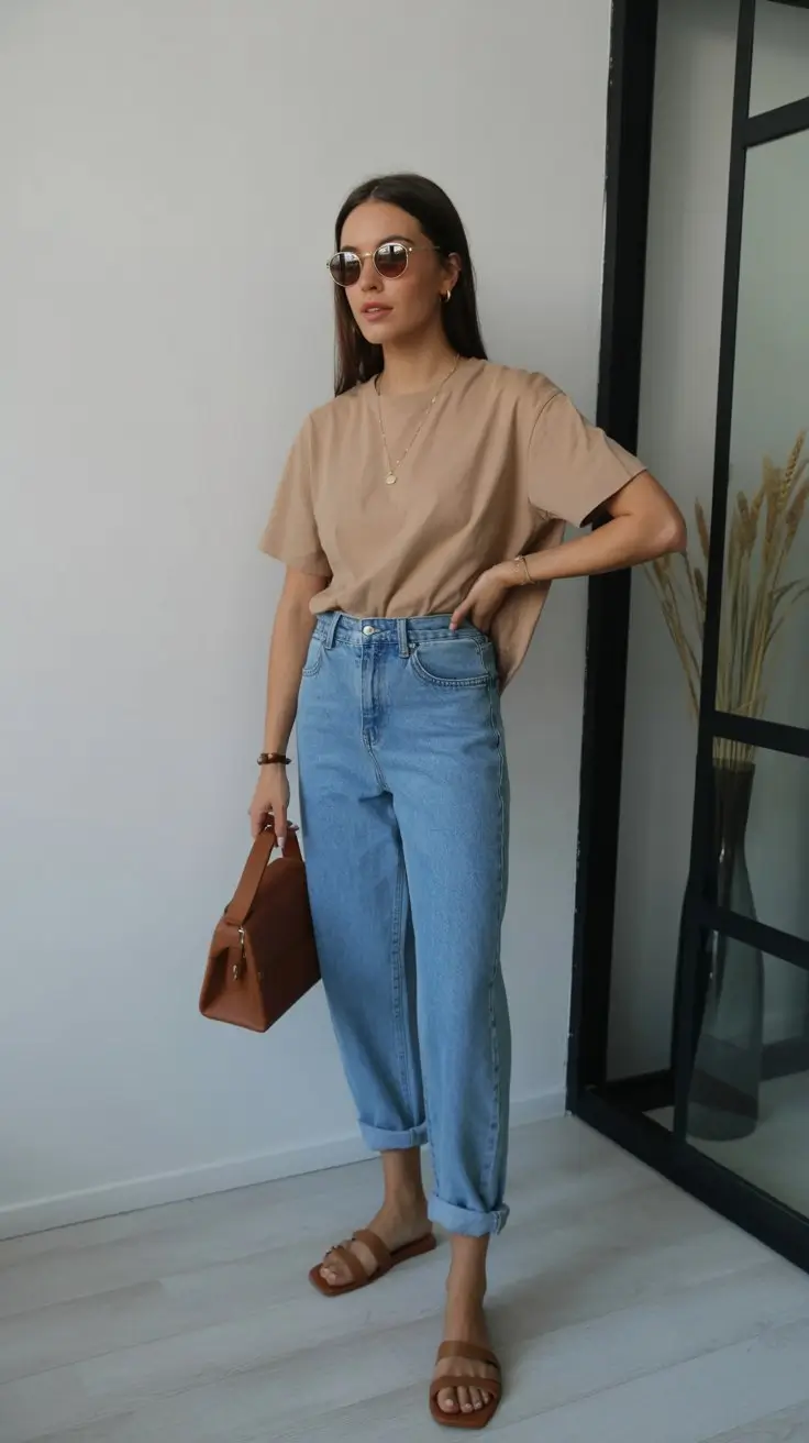 May outfits ideas 2026 Relaxed everyday basics with a neutral palette