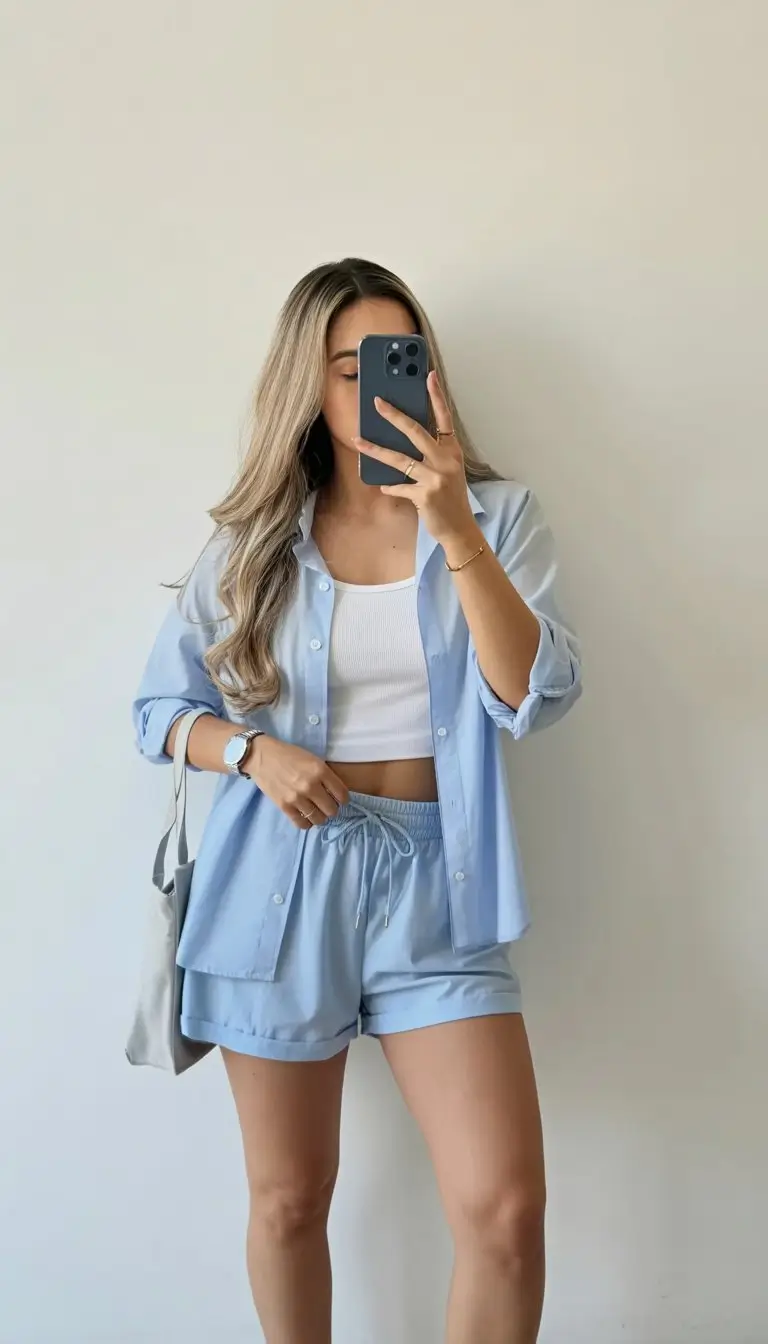 May outfits ideas 2026 Cozy coordinated set for slow May mornings