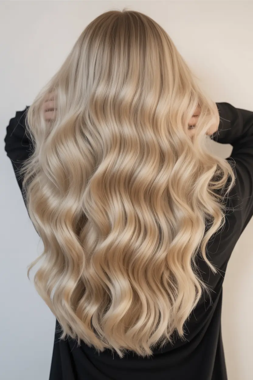 spring to summer season hair color ideas 2026 Soft butter blonde waves that glow in summer light